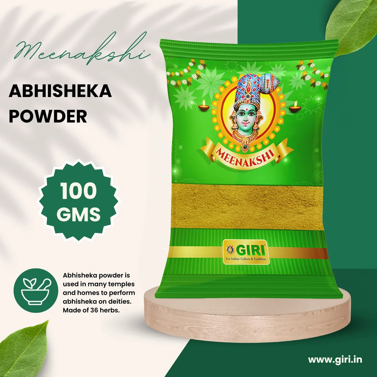 Giri Abhisheka Powder | Thirumanjanam Powder/ Abhisheka Podi for Pooja - Image 7