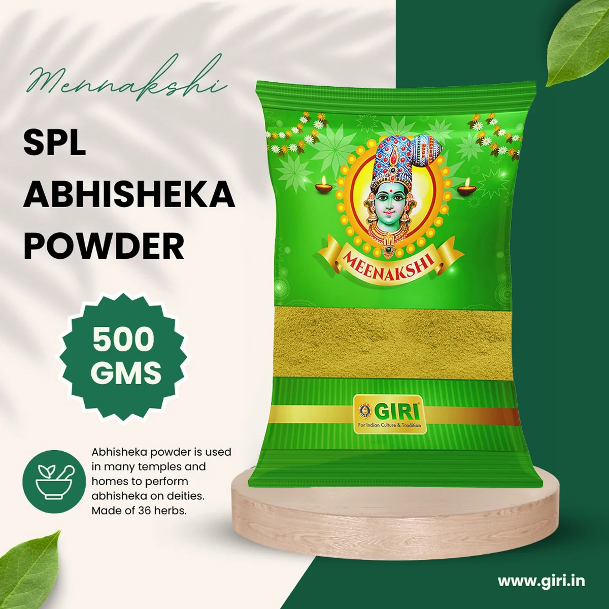 Giri Abhisheka Powder | Abhisheka Podi/ Thirumanjanam Powder for Pooja - Image 10