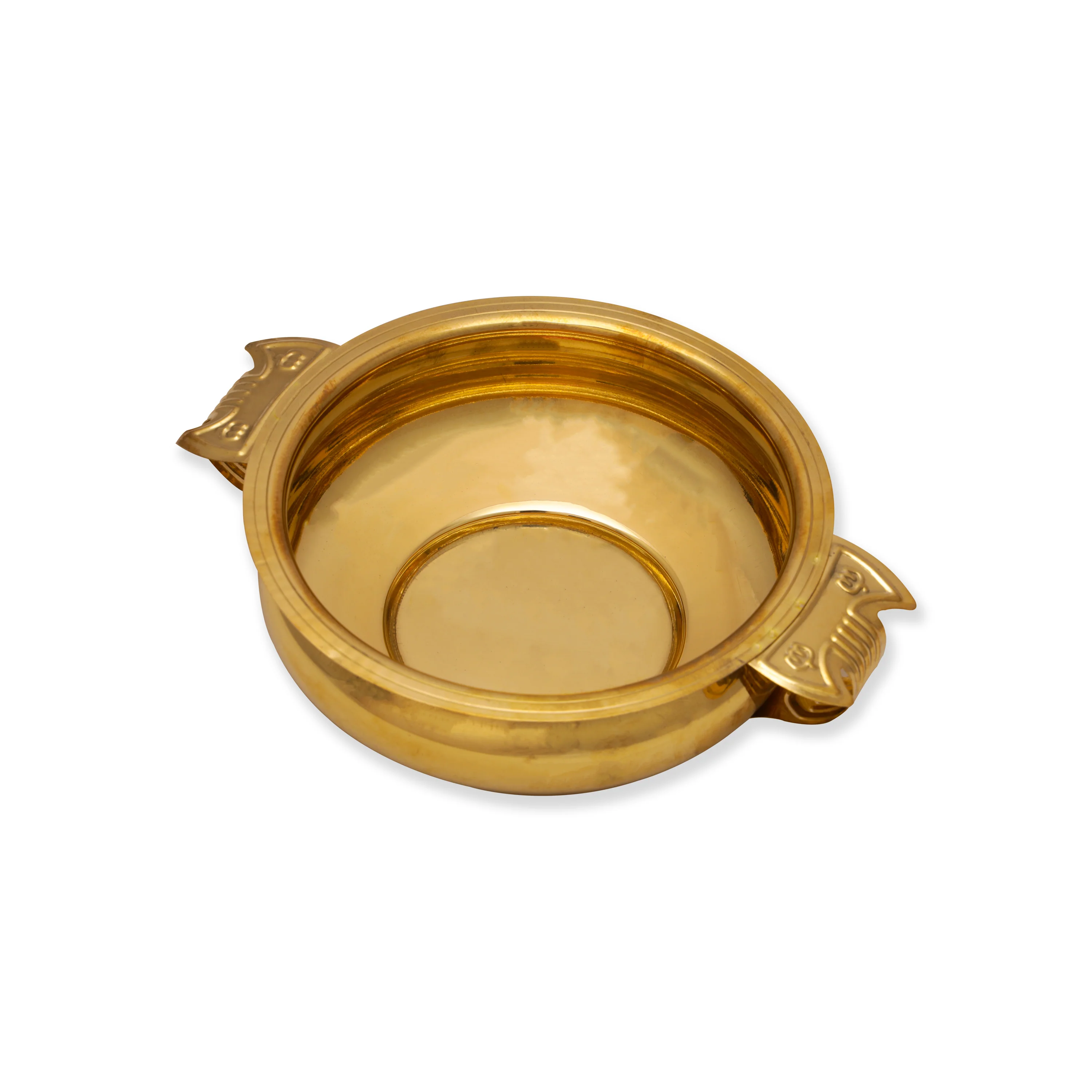 Brass Urli - 2 x 6.5 Inches | Brass Uruli/ Flower Pot for Pooja/ 125 Gms Approx - Image 3