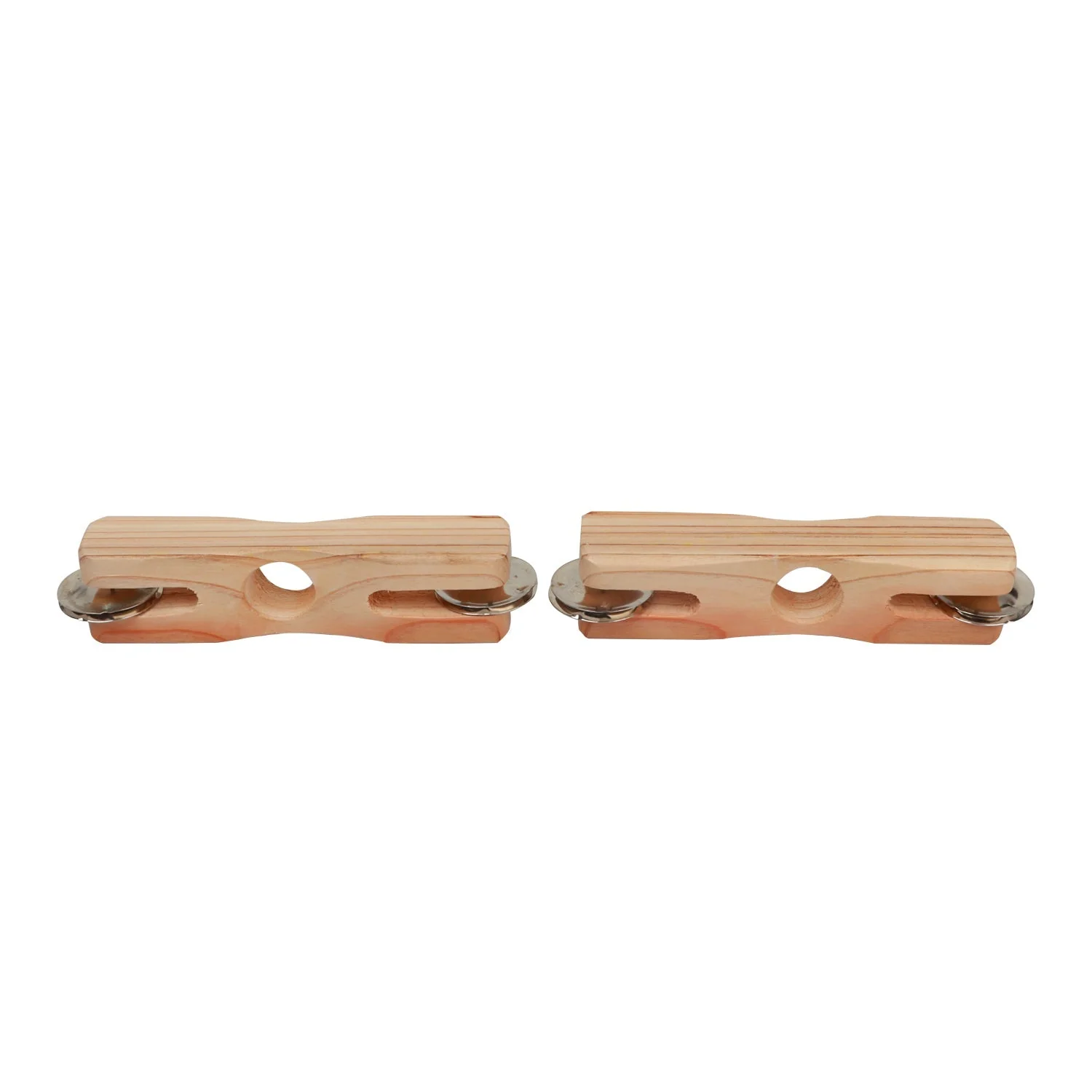 Hand Cymbals - 1.5 x 6 Inches | Wooden Hand Splash Cymbal/ Chapla Kattai for Bhajan - Image 5